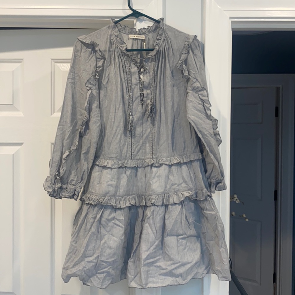 Never worn Ulla Johnson 3/4 sleeve striped dress